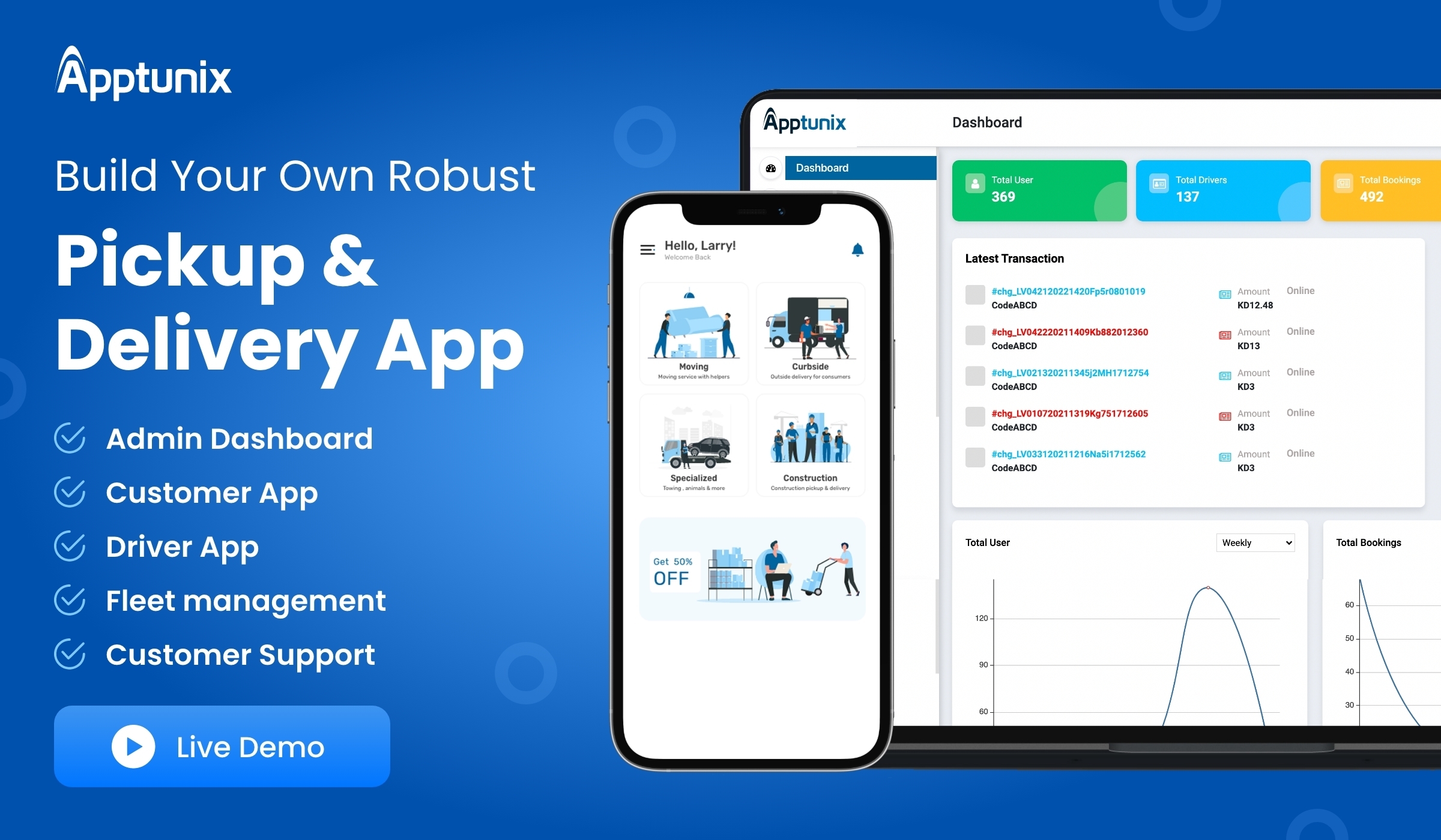 build-your-own-pickup-delivery-app-pickup-delivery-app-development-company-live-demo